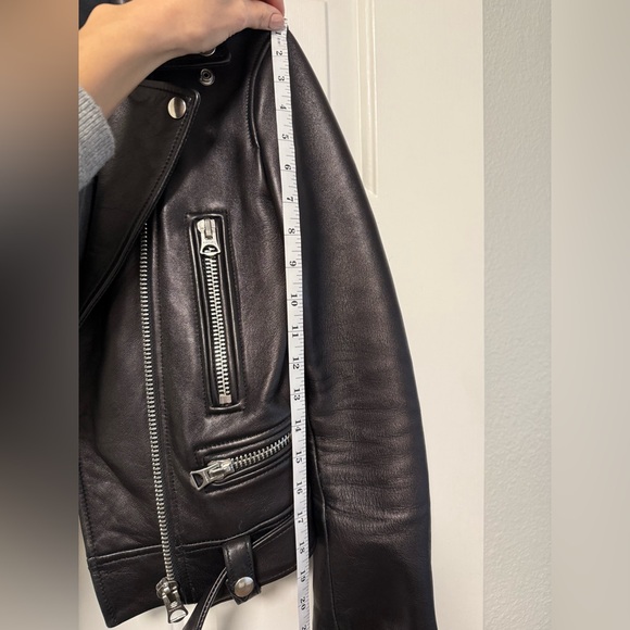 Acne Studios Mock Leather Lambskin Jacket - Picture 9 of 10